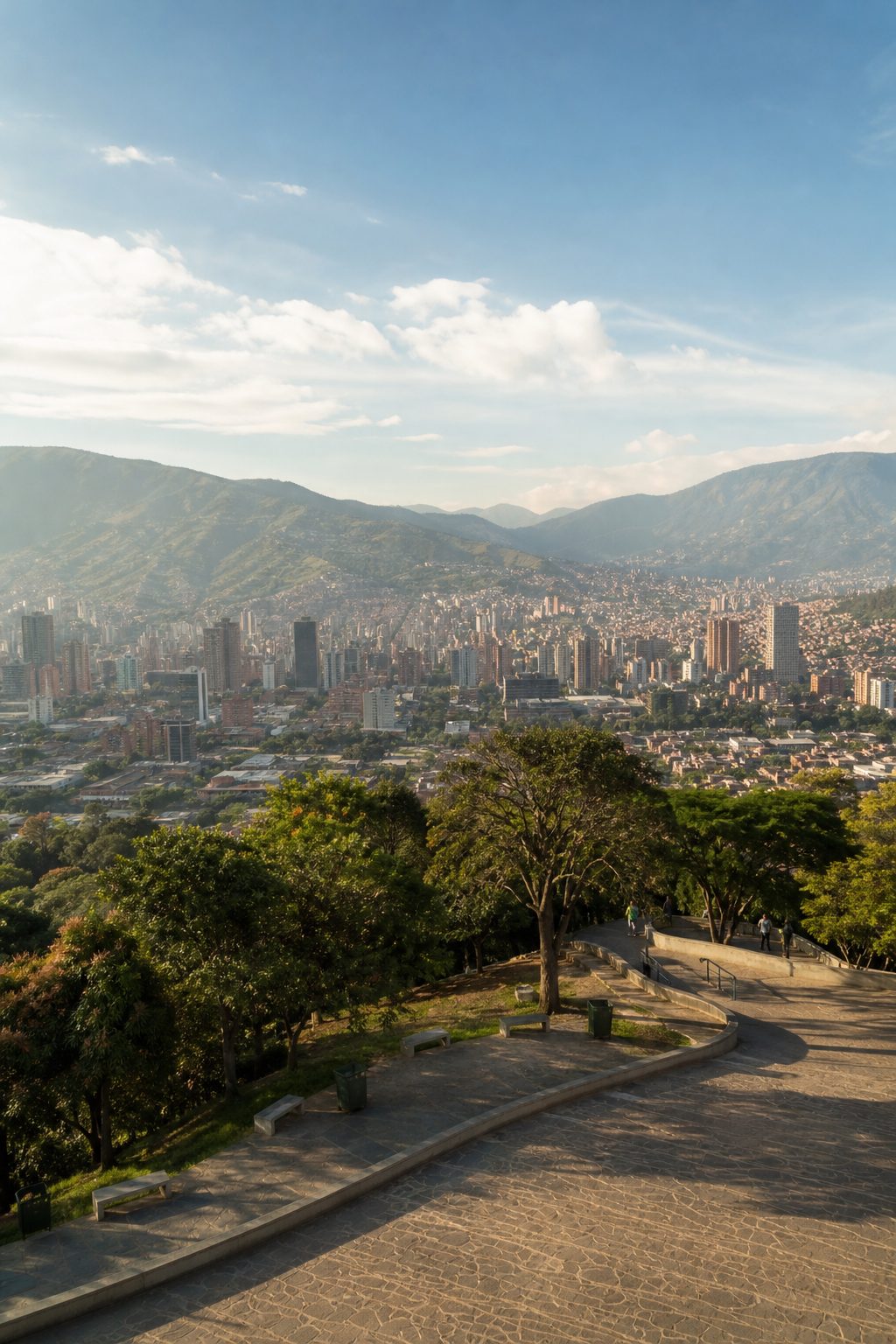 Medellín cityscape from Cerro Nutibara